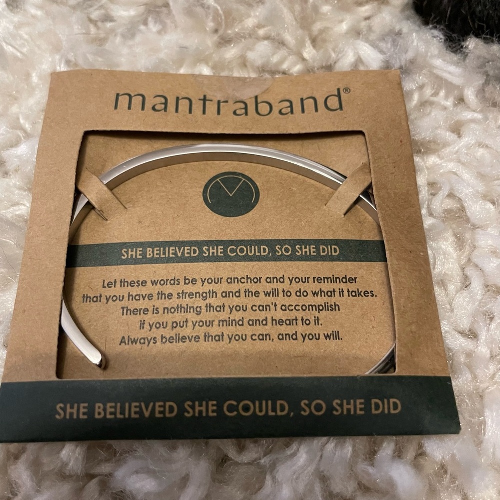 Mantraband bangle bracelet